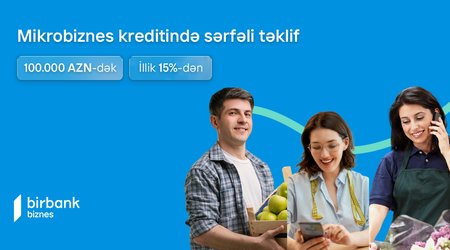 100 000 AZN-dək mikrokreditlə biznesinizi böyütməyə başlayın