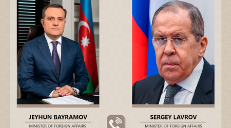 Состоялся телефонный разговор глав МИД Азербайджана и России