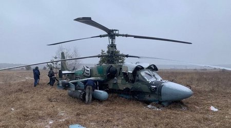 Ukraine shoots down two Ka-52 Alligator helicopters of Russia