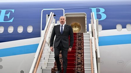 Ильхам Алиев прибыл с рабочим визитом в Венгрию