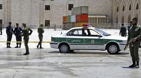 Police officers shot in Iran, one dies