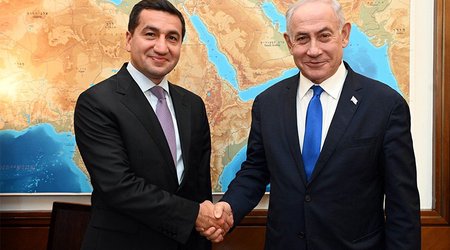 Netanyahu və Hikmət Hacıyev arasında görüş baş tutub