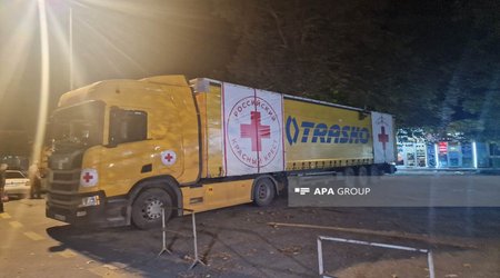 Грузовик Российского Общества Красного Креста до сих пор не проехал в Ханкенди