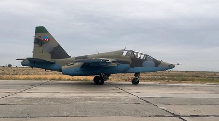 Военная авиационная техника Азербайджана выполнила тренировочные полеты