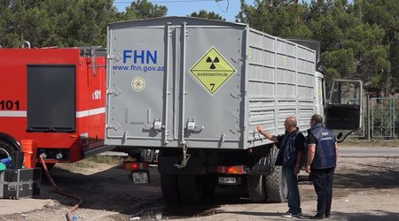 В Сумгайыте обнаруженное на предприятии радиоактивное вещество вывезено на спецкомбинат