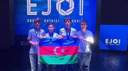 Азербайджанские школьники добились очередного успеха на Европейской олимпиаде по информатике!