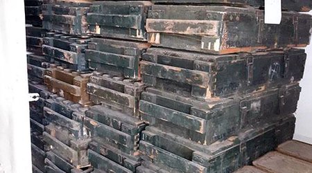 На территории незаконно действующей компании в Кяльбаджаре обнаружены боеприпасы