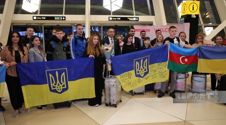 В целях реабилитации в Азербайджан из Украины доставлены еще 30 детей