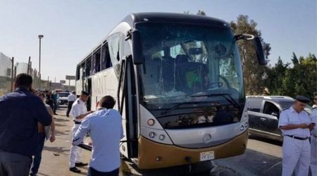 Misirdə israilli turistləri daşıyan avtobus atəşə tutulub