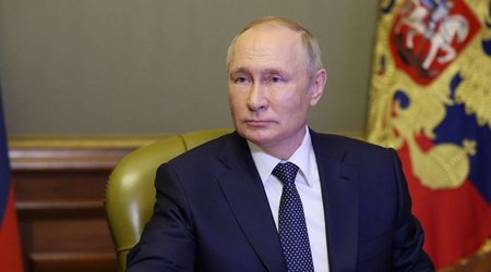 Putin arrives at state residence in Bishkek for talks with Japarov
