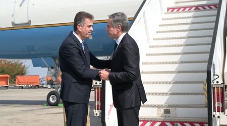 Blinken meets Netanyahu, tells him: 'We're here, we're not going anywhere'