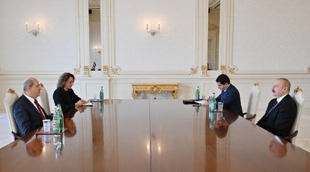 Əliyev Ersin Tatarı qəbul edib