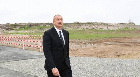 Prezident Tərtər rayonuna səfər edib