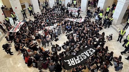 Washington police detain hundreds during pro-Palestinian protests