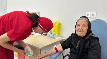 Продолжается медобследование переселяемых в Лачын семей