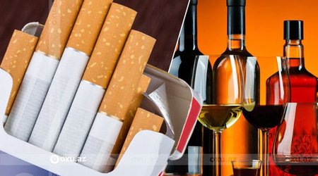 Siqaret və alkoqollu içkilərin aksiz dərəcəsi artırılır
