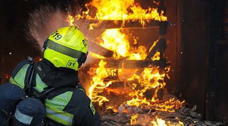 В Хачмазе произошло возгорание в жилом доме