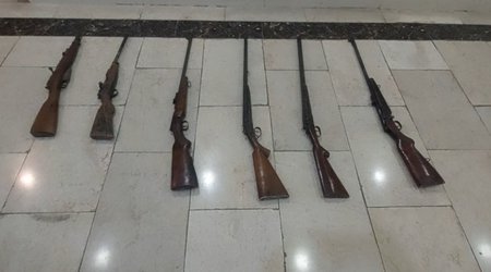 Жители Газахского района передали полиции незаконно хранившееся оружие