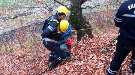 В Габалинском районе эвакуирован иностранный турист, застрявший в горной местности