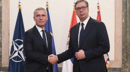 Stoltenberg, Vucic discuss possible resumption of NATO-Serbia military exercises
