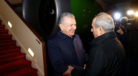 Президент Узбекистана в Баку