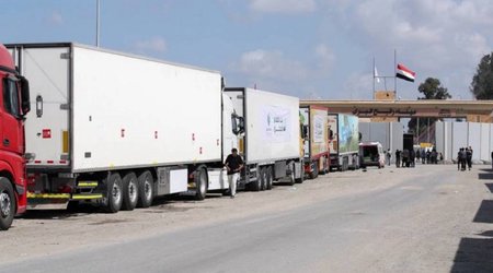 Just 80 aid trucks enter Gaza as assistance continues to lag behind set goals