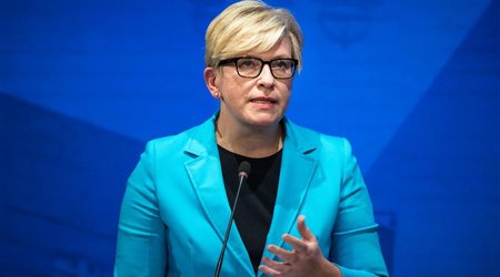 Lithuanian PM visits Kyiv, pays tribute to Ukrainian war victims