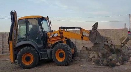 В Шамкирском районе снесены незаконные постройки
