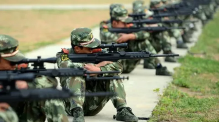 Çin Myanma ilə sərhəddə hərbi təlimlərə başlayıb