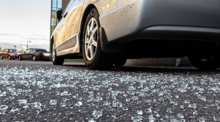 В Геранбое перевернулся автомобиль, есть пострадавший