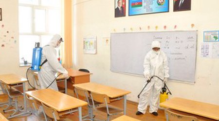 В столичных школах проводится дезинфекция