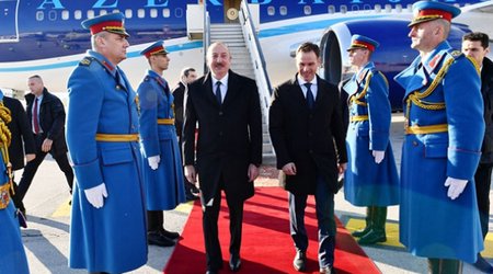 Prezident İlham Əliyev Serbiyada işgüzar səfərdədir