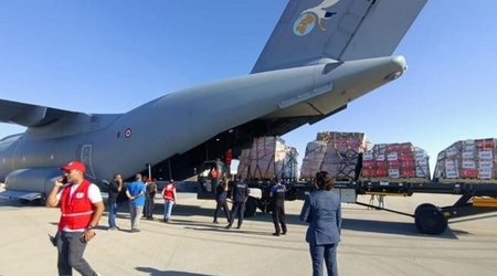 Over 300 planes carrying humanitarian aid to Gaza arrive in Egypt