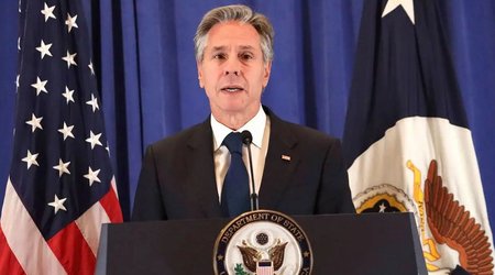 Blinken calls pathway to Palestinian state a necessity for Israeli security