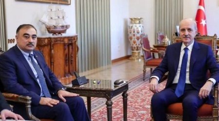 TBMM sədri Azərbaycan səfirini qəbul edib