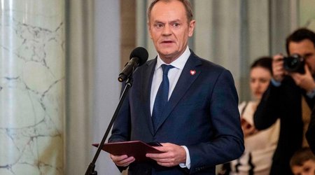 Poland's Tusk arrives in Ukrainian capital Kyiv