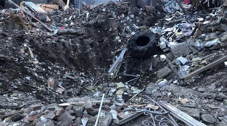 Russian S-300 missile strike on Ukrainian city of Zolochiv kills two-month-old baby