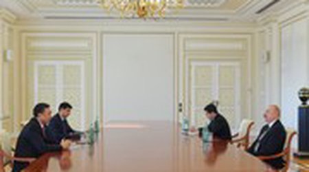 Президент Ильхам Алиев принял делегацию парламента Турции