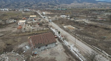 В Ходжалы продолжаются ремонтно-восстановительные работы