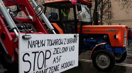 Polish farmers throw eggs at EC office in Wroclaw