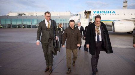 President of Ukraine arrives in Germany