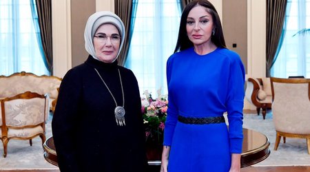 Mehriban Əliyeva Əminə Ərdoğanla görüşüb