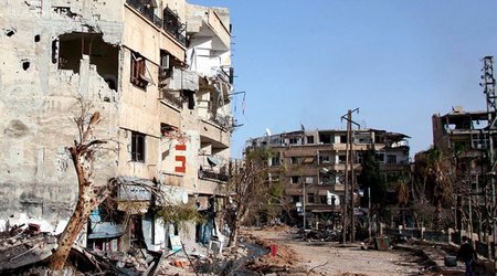 Israel launches airstrikes around Damascus again