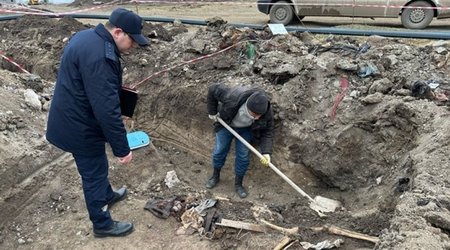 В массовом захоронении в Ходжалы найдены останки еще троих человек
