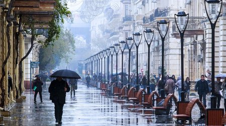 Завтра в Баку ожидаются дожди