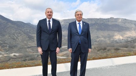 Президенты Азербайджана и Казахстана побывали в Шуше