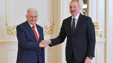 Президент Азербайджана принял Бинали Йылдырыма