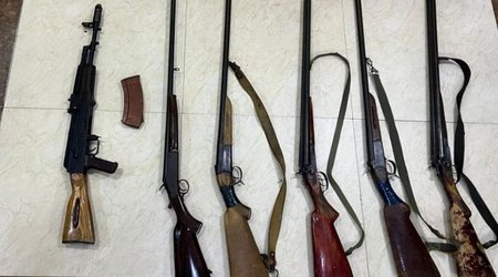 В Ханкенди обнаружены оружие и боеприпасы