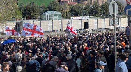 Tbilisidə etiraz aksiyası keçirilir