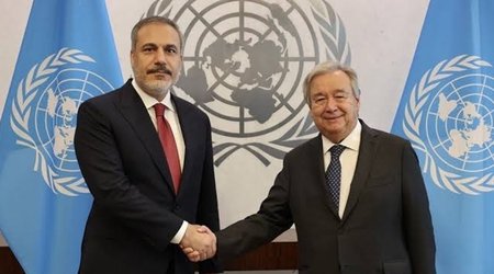 Hakan Fidan Quterreşlə bölgədəki son hadisələri müzakirə edib